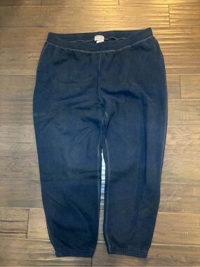 Vintage Lands End 90s Navy cuffed Sweatpants. Size XXL.